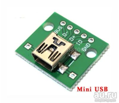 Лот: 18229028. Фото: 1. Разъём Mini USB тестовый для золотых... Разъёмы
