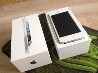 Лот: 8265735. Фото: 1. iPhone 5 16 GB WHITE (белый) Теги... Смартфоны