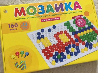 Лот: 11520231. Фото: 1. Мозаика 3-9 лет, состояние нового. Детские настольные игры