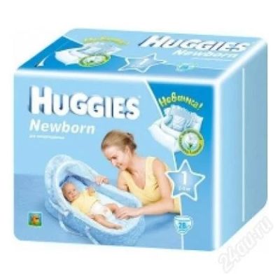 Лот: 1868334. Фото: 1. Подгузники HUGGIES Newborn 2-5... Детская гигиена