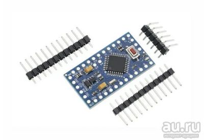 Лот: 16993280. Фото: 1. Arduino pro mini Atmega328p 5... Микроконтроллеры