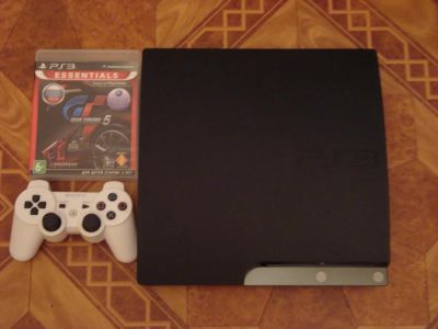 Лот: 6159158. Фото: 1. PS3 Slim + 100 игр прошита Habib... Игровые приставки, консоли