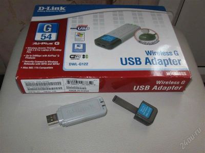 Лот: 2562409. Фото: 1. Wi-Fi адаптер D-link DWL-G122. WiFi, Bluetooth адаптеры