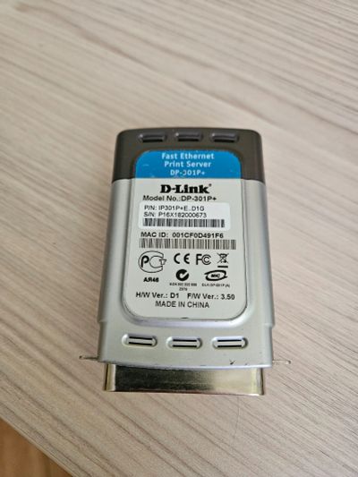 Лот: 25747187. Фото: 1. Принт-сервер LPT D-link DP-301P... Другое (сетевые устройства)