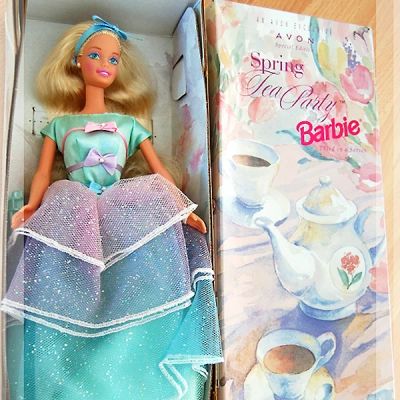 Лот: 4873303. Фото: 1. 1997 Spring Tea Party Barbie Барби... Куклы и аксессуары