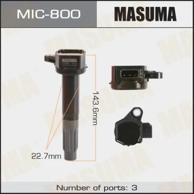 Лот: 18607355. Фото: 1. Катушка зажигания masuma ej25... Электрооборудование