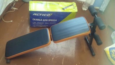 Лот: 17126159. Фото: 1. Скамья для пресса Actico (повторно... Силовые, скамьи, стойки