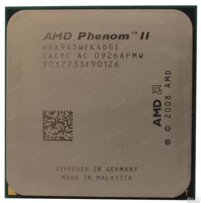 Лот: 12818098. Фото: 1. AMD phenom II x4 945. Процессоры