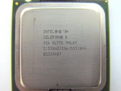 Лот: 4507658. Фото: 1. Intel Celeron D 326 Prescott 2... Процессоры