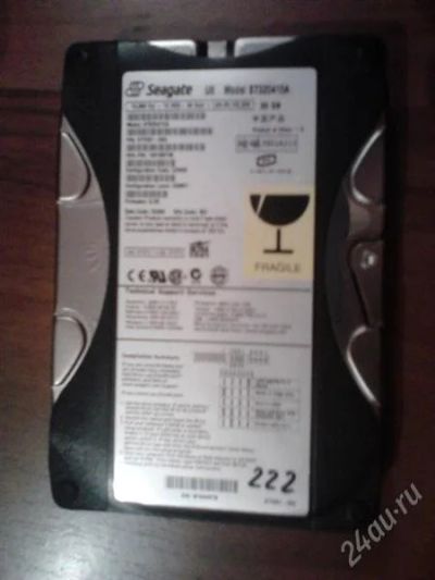 Лот: 2662550. Фото: 1. seagate st320410a (второй). Жёсткие диски (HDD)