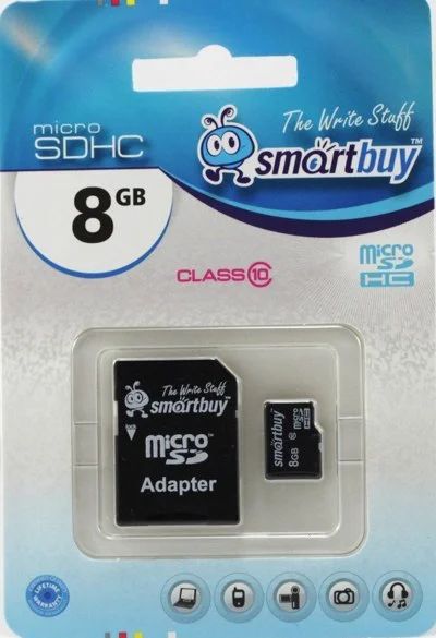 Лот: 4562961. Фото: 1. Microsdhc 8gb class 10. Новая... Карты памяти