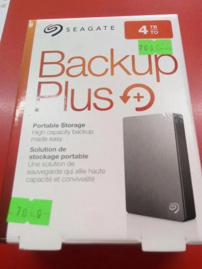 Лот: 11430698. Фото: 1. Внешний жесткий диск 4ТВ backup... Жёсткие диски (HDD)