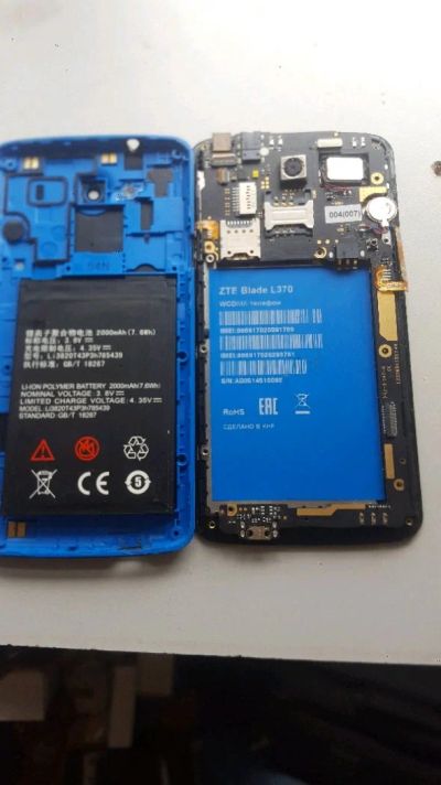 Лот: 11857319. Фото: 1. Zte Blade L370. Микросхемы и платы