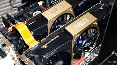 Лот: 9069923. Фото: 1. Две видеокарты GTX 970 Palit... Видеокарты