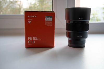 Лот: 19199962. Фото: 1. Sony 85/1,8 FE (как новый). Объективы