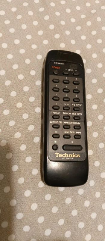 Лот: 16214431. Фото: 1. Пульт ДУ для аппаратуры Technics... CD-проигрыватели и чейнджеры