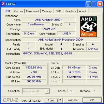Лот: 3409843. Фото: 1. Athlon 64 2800+ Asus K8N RAM 512Mb... Компьютеры в сборе
