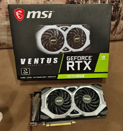 Лот: 20996443. Фото: 1. Видеокарта MSI Geforce RTX 2070Super... Видеокарты