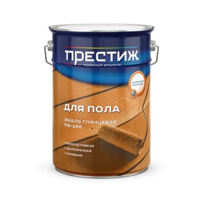 Лот: 24085882. Фото: 1. Эмаль Престиж, ПФ-266 Пром, алкидная... Краски, лаки, растворитель