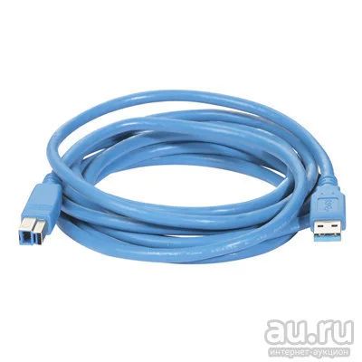 Лот: 13705747. Фото: 1. кабель USB 3.0 AM/BM / 1.8м. Шлейфы, кабели, переходники