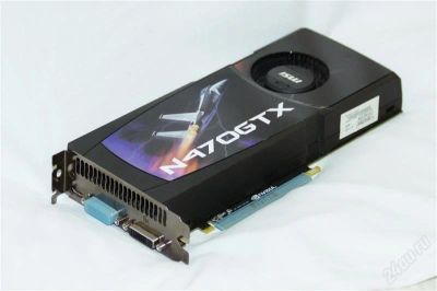 Лот: 2296314. Фото: 1. GeForce GTX 470 MSI (n470gtx -... Видеокарты
