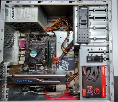 Лот: 22850793. Фото: 1. Компьютер Xeon 1270 v3 ddr3 6gb... Компьютеры в сборе