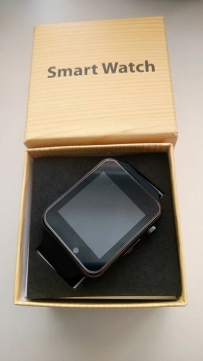 Лот: 9882195. Фото: 1. Умные часы Smart Watch А1 (чёрные... Смарт-часы, фитнес-браслеты, аксессуары