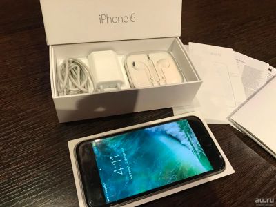 Лот: 4892837. Фото: 1. iPhone 6 space grey 16gb. Смартфоны