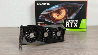 Лот: 18928641. Фото: 1. (Новая)Видеокарта Гигабайт GeForce... Видеокарты