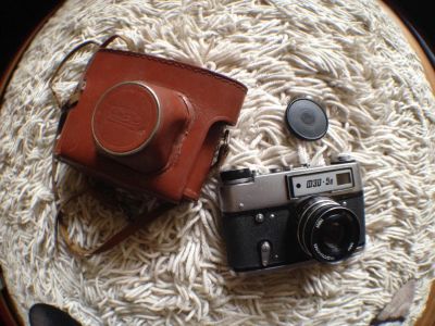 Лот: 4086194. Фото: 1. Пленочный фотоаппарат Фэд 5в... Другое (фотокамеры)