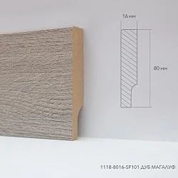 Лот: 15851042. Фото: 1. Плинтус МДФ, FloorPlinth, Дуб... Напольные покрытия