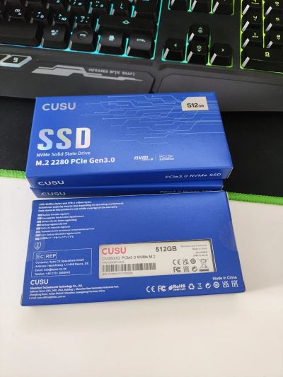 Лот: 24992717. Фото: 1. 512Gb SSD M.2 Cusu CV3500Q Nvme... SSD-накопители