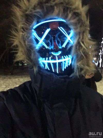 Лот: 13290090. Фото: 1. Неоновые маски / neon mask / Крск... Карнавальные маски, шляпы, аксессуары