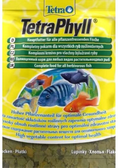 Лот: 5336811. Фото: 1. Корм Tetra Phyll в хлопьях для... Корма