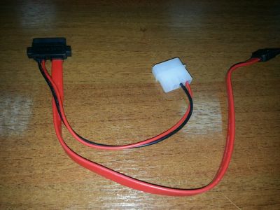 Лот: 7618898. Фото: 1. Кабель Slimline SATA для ноутбучного... Шлейфы, кабели, переходники