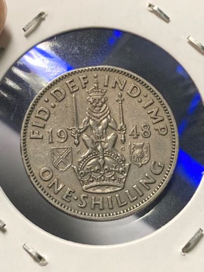 Лот: 20006956. Фото: 1. Великобритания 1 шиллинг, 1948... Великобритания и острова