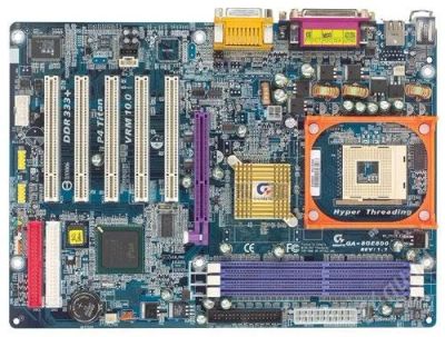 Лот: 116411. Фото: 1. мать GIGABYTE GA-8GE800. Материнские платы