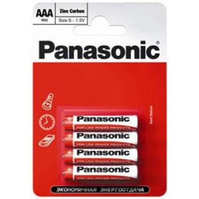 Лот: 15011754. Фото: 1. Батарейка Panasonic Zinc Carbon... Батарейки, аккумуляторы, элементы питания