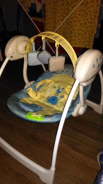 Лот: 9171216. Фото: 1. Качеля Happy Baby Fun System. Ходунки, прыгунки, качели