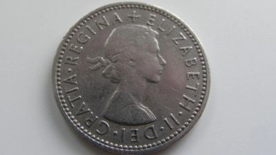 Лот: 5376838. Фото: 1. Великобритания 1 шиллинг 62г. Великобритания и острова