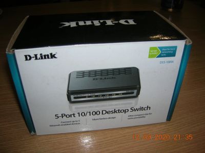 Лот: 14559360. Фото: 1. 5 портовый свич D-Link DES-1005A... Коммутаторы