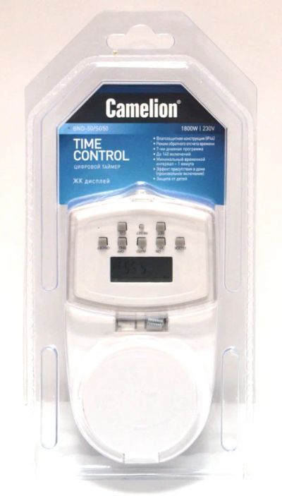 Лот: 4024057. Фото: 1. Таймер Camelion цифровой BND-50... Электроустановочные изделия