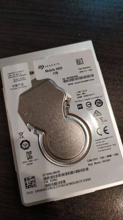 Лот: 16959718. Фото: 1. Seagate ST1000LM035 1000 Gb Для... Жёсткие диски (HDD)