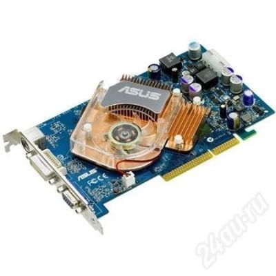 Лот: 357284. Фото: 1. AGP ASUS GeForce 6600GT, NV43... Видеокарты