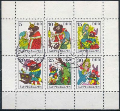 Лот: 25586743. Фото: 1. 1976. ГДР. Сказки. № 1929‑1934... Марки