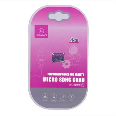 Лот: 22150713. Фото: 1. КАРТА ПАМЯТИ USAMS microSDHC 4GB... Карты памяти
