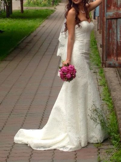 Лот: 5917256. Фото: 1. Свадебное платье , р-р 40-42. Свадебные платья