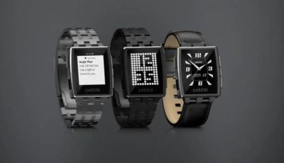 Лот: 4857511. Фото: 1. Pebble Steel. Смарт-часы, фитнес-браслеты, аксессуары