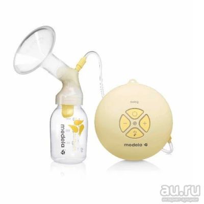 Лот: 9182634. Фото: 1. Молокоотсос Medela swing б/у в... Всё для кормления
