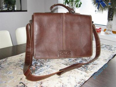 Лот: 715374. Фото: 1. Кожаный мужской портфель. Сумки